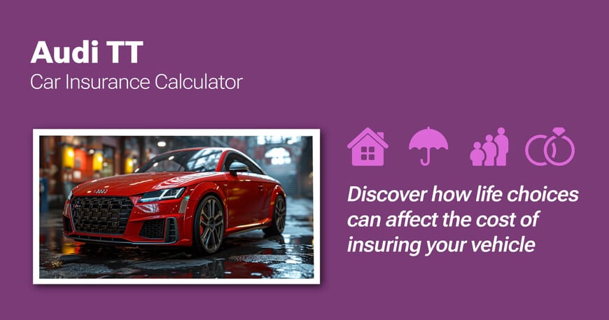 Audi TT car insurance calculator image