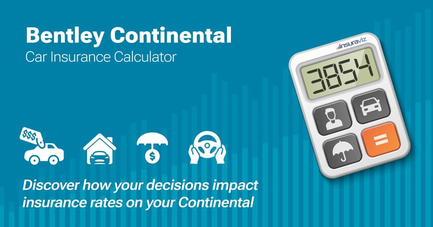 Bentley Continental car insurance calculator image