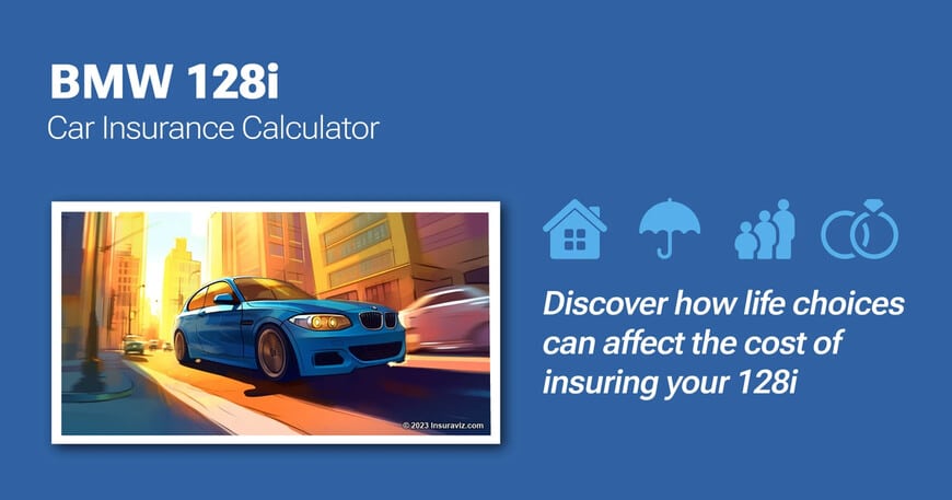 BMW 128i car insurance calculator image