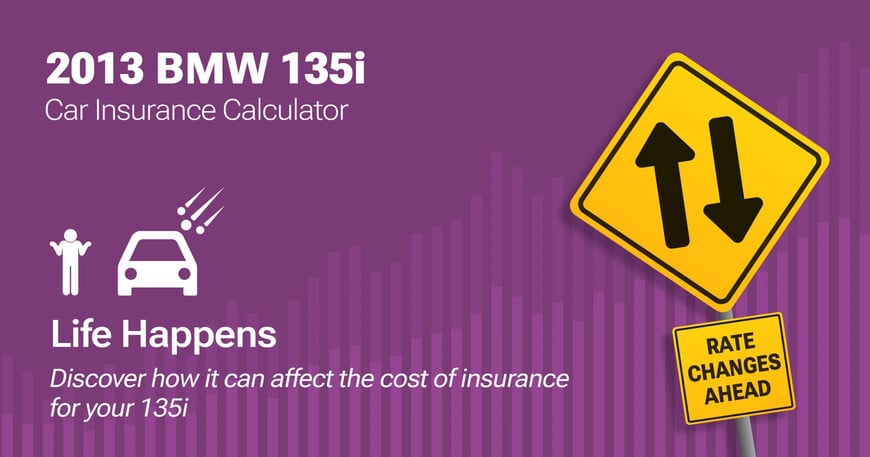 2013 BMW 135i car insurance calculator image