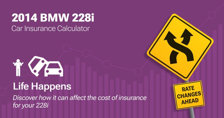 2014 BMW 228i car insurance calculator image