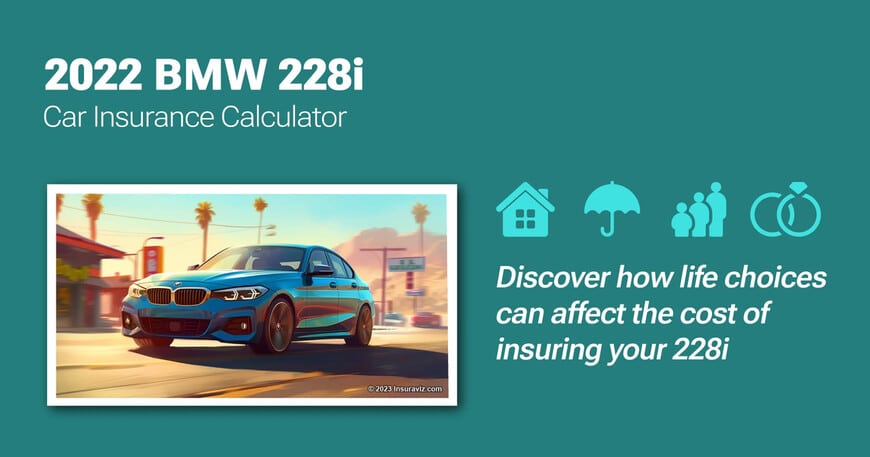2022 BMW 228i car insurance calculator image