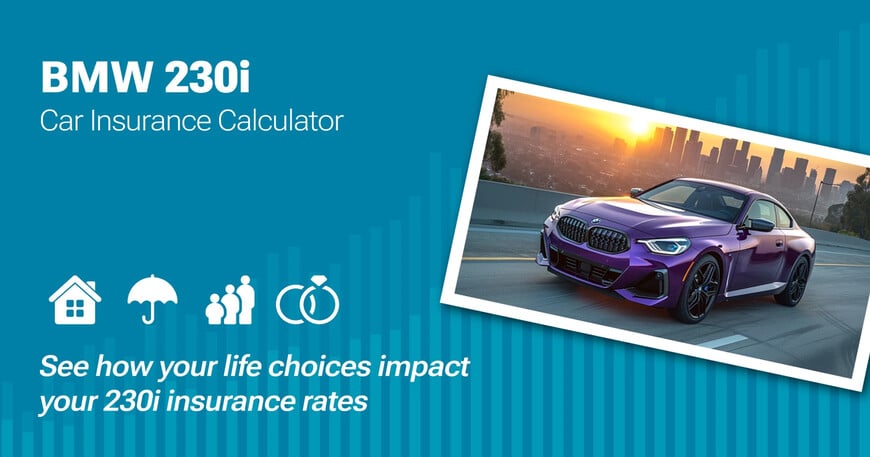 BMW 230i car insurance calculator image