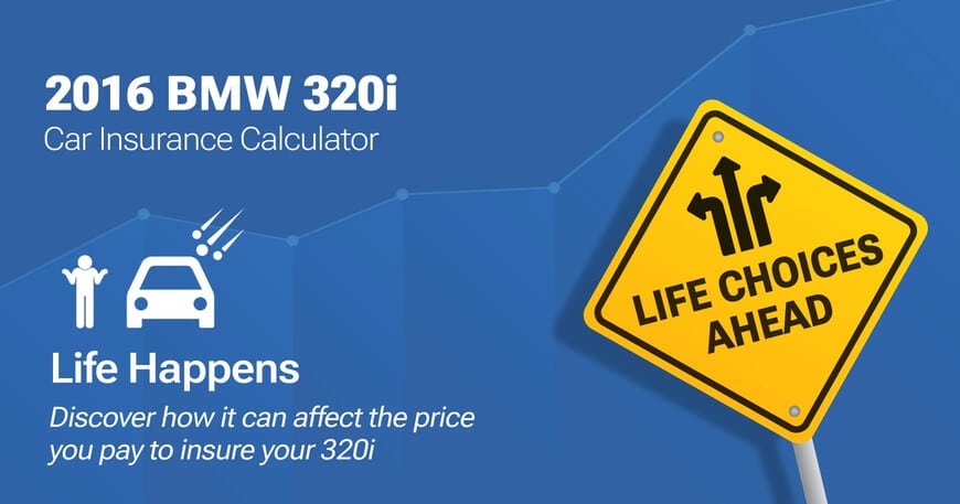 2016 BMW 320i car insurance calculator image