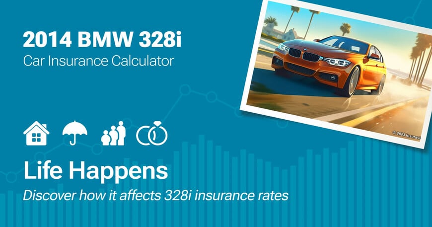 2014 BMW 328i car insurance calculator image