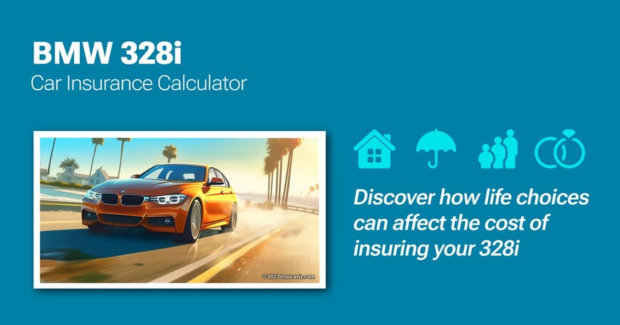 BMW 328i car insurance calculator image