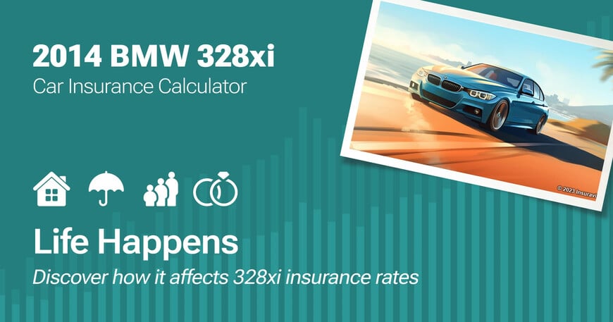 2014 BMW 328xi car insurance calculator image