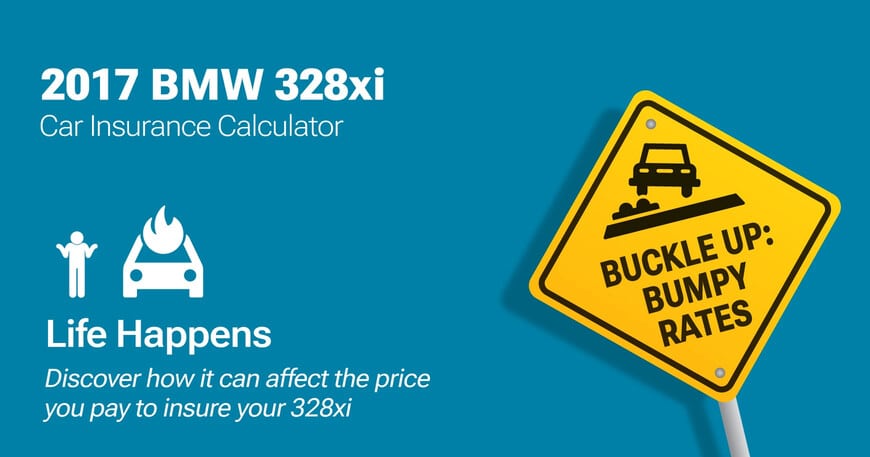 2017 BMW 328xi car insurance calculator image