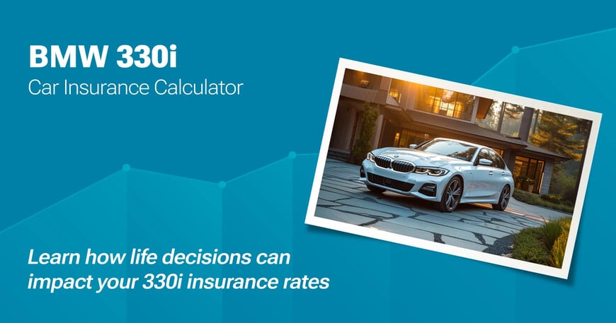 BMW 330i car insurance calculator image