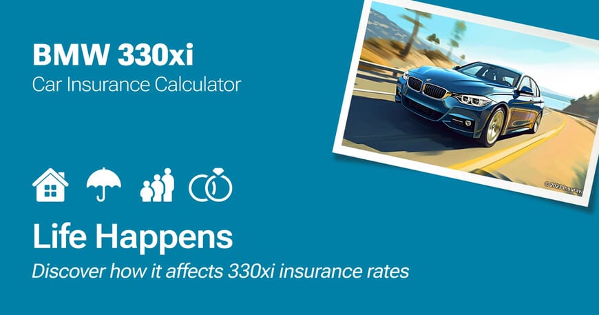 BMW 330xi car insurance calculator image