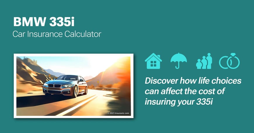 BMW 335i car insurance calculator image