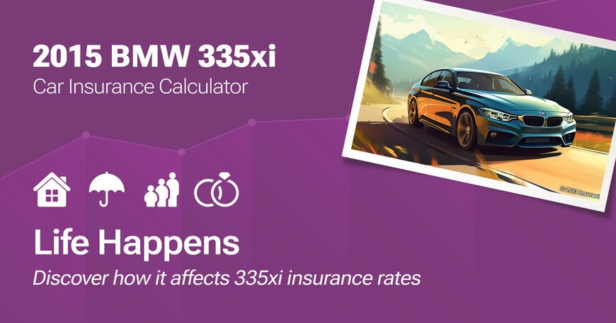 2015 BMW 335xi car insurance calculator image