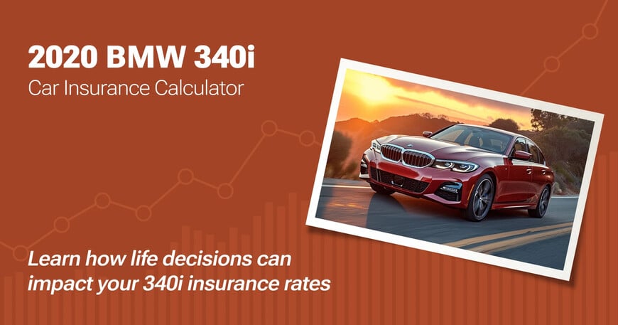 2020 BMW 340i car insurance calculator image