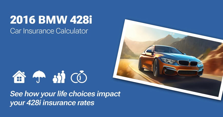 2016 BMW 428i car insurance calculator image