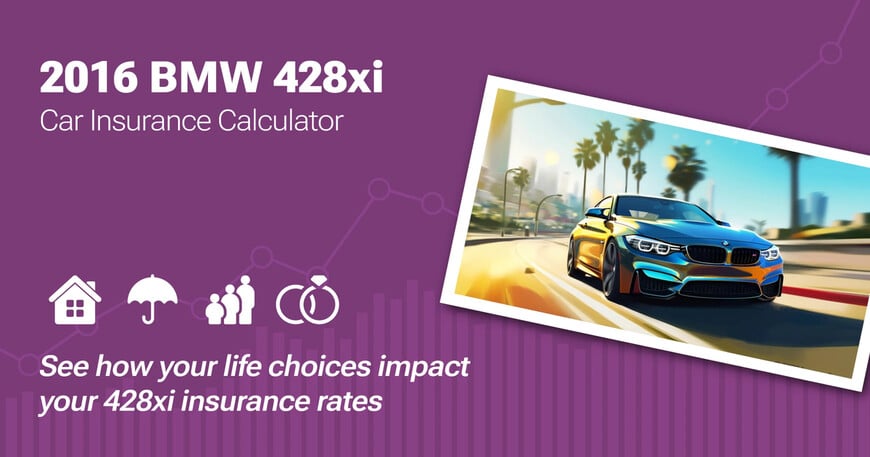 2016 BMW 428xi car insurance calculator image