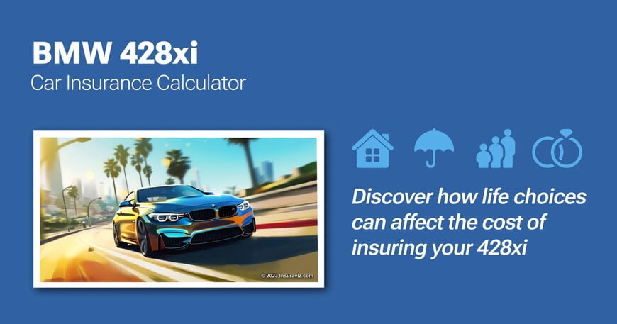 BMW 428xi car insurance calculator image