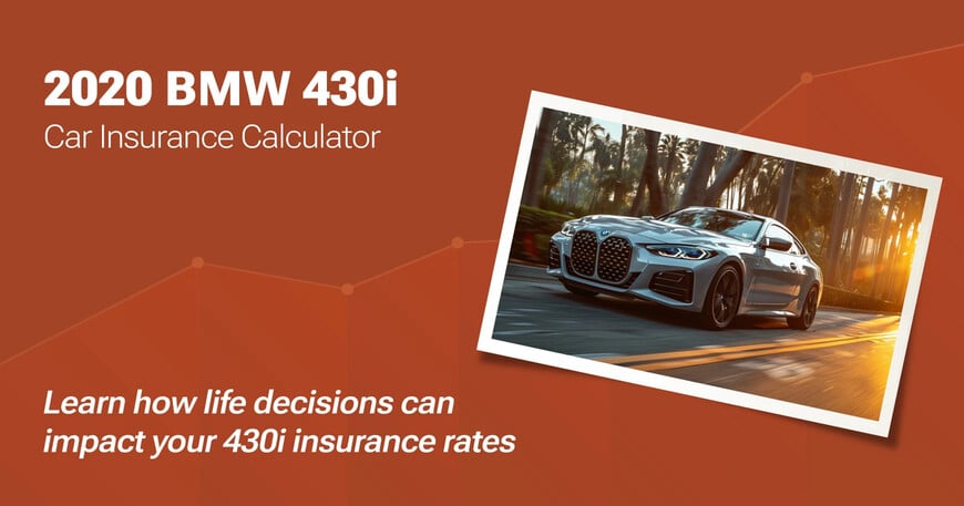 2020 BMW 430i car insurance calculator image
