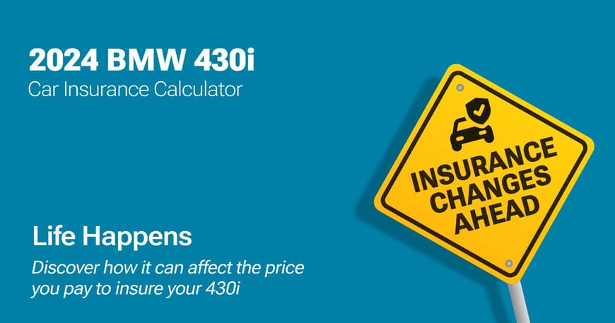 2024 BMW 430i car insurance calculator image