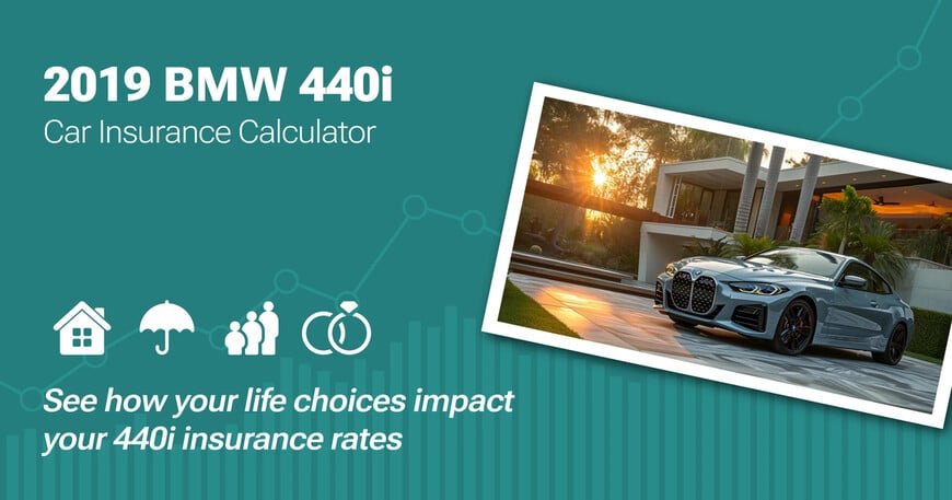 2019 BMW 440i car insurance calculator image