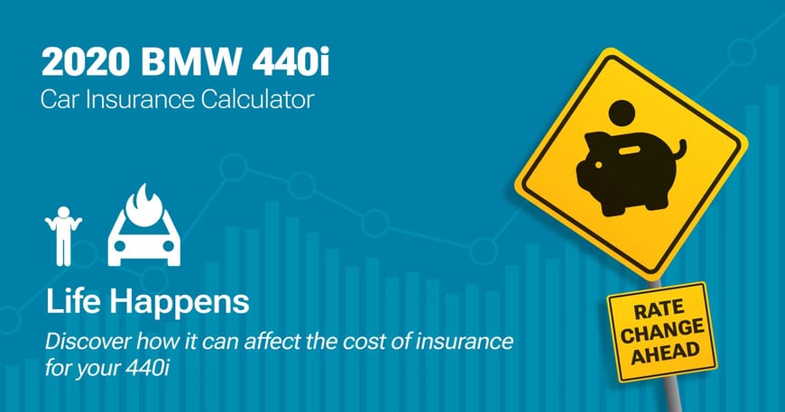 2020 BMW 440i car insurance calculator image