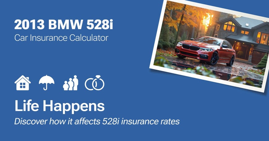 2013 BMW 528i car insurance calculator image