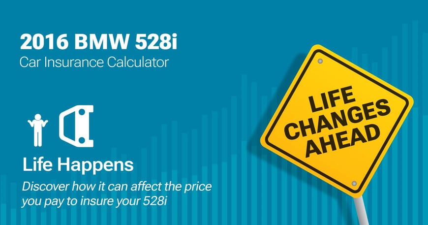 2016 BMW 528i car insurance calculator image