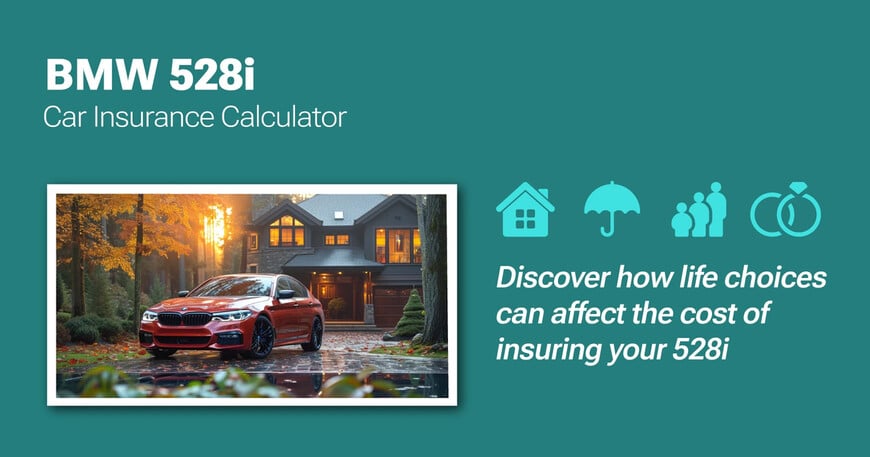 BMW 528i car insurance calculator image