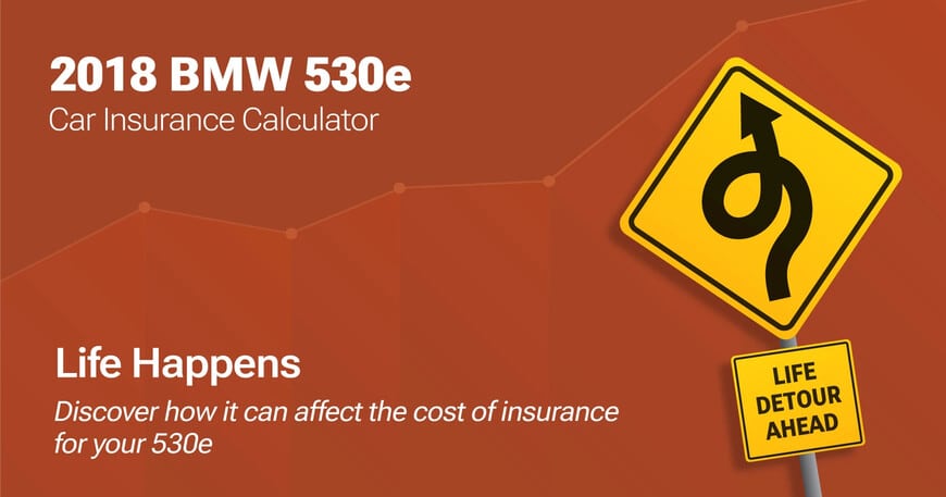 2018 BMW 530e car insurance calculator image