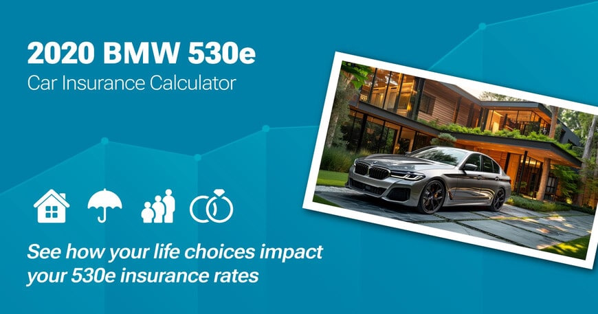 2020 BMW 530e car insurance calculator image