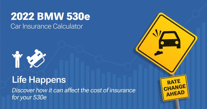 2022 BMW 530e car insurance calculator image