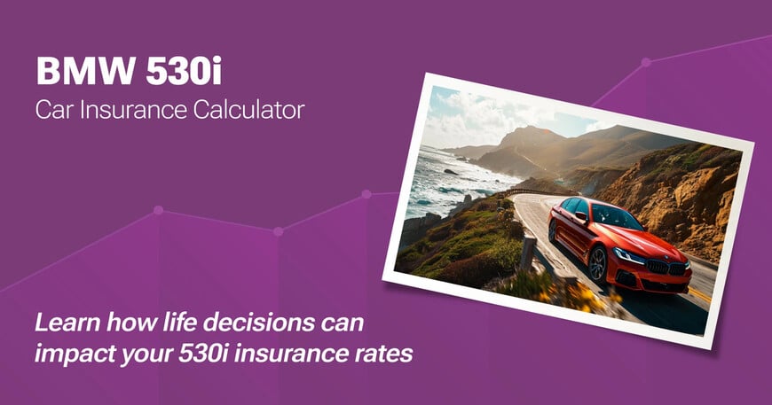 BMW 530i car insurance calculator image