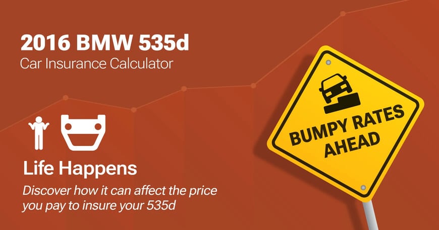 2016 BMW 535d car insurance calculator image