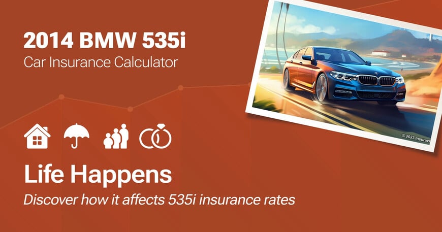 2014 BMW 535i car insurance calculator image