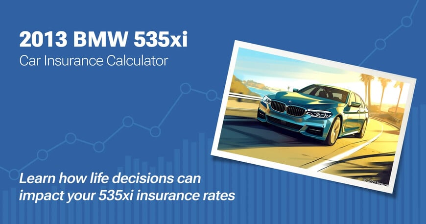 2013 BMW 535xi car insurance calculator image