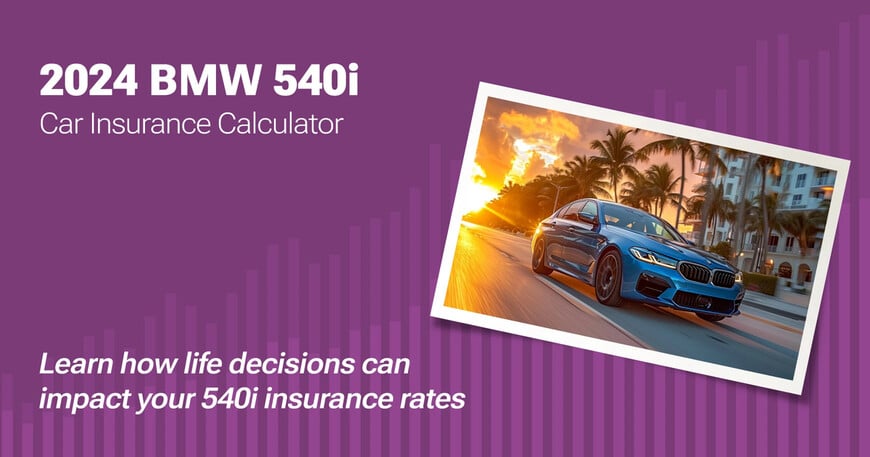 2024 BMW 540i car insurance calculator image