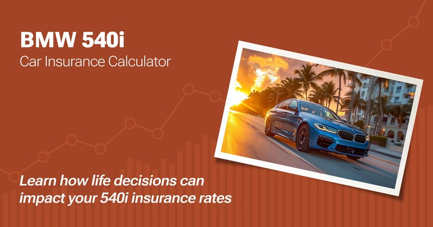 BMW 540i car insurance calculator image