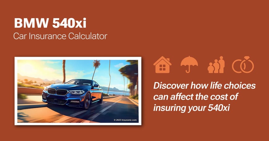 BMW 540xi car insurance calculator image