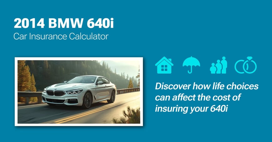 2014 BMW 640i car insurance calculator image