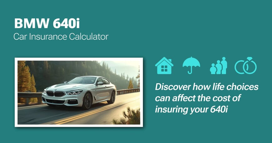 BMW 640i car insurance calculator image