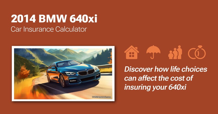 2014 BMW 640xi car insurance calculator image