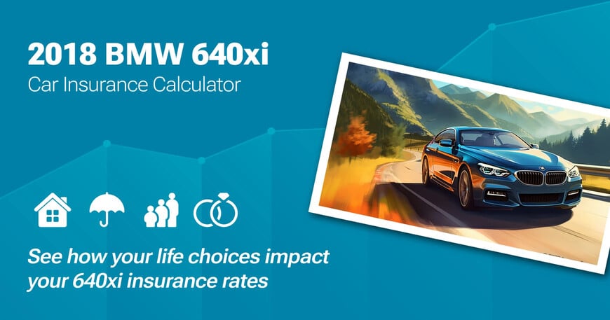 2018 BMW 640xi car insurance calculator image