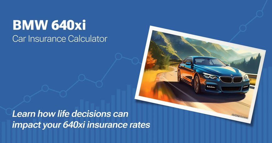 BMW 640xi car insurance calculator image