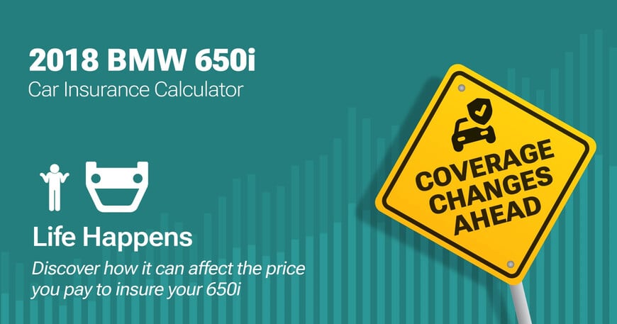 2018 BMW 650i car insurance calculator image