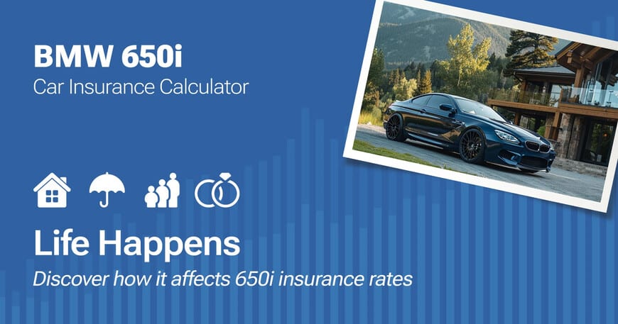 BMW 650i car insurance calculator image