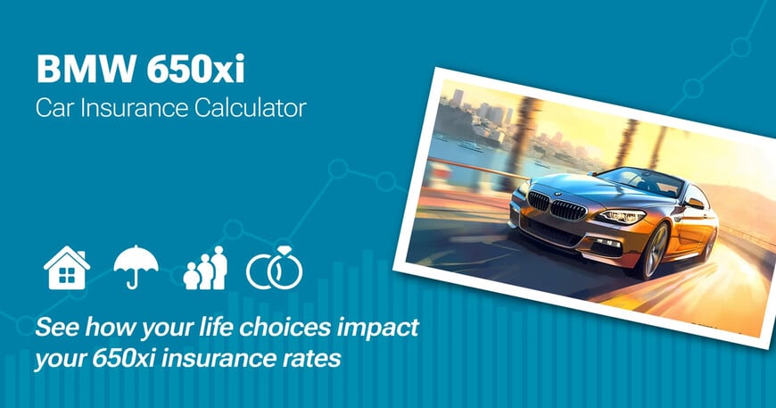 BMW 650xi car insurance calculator image