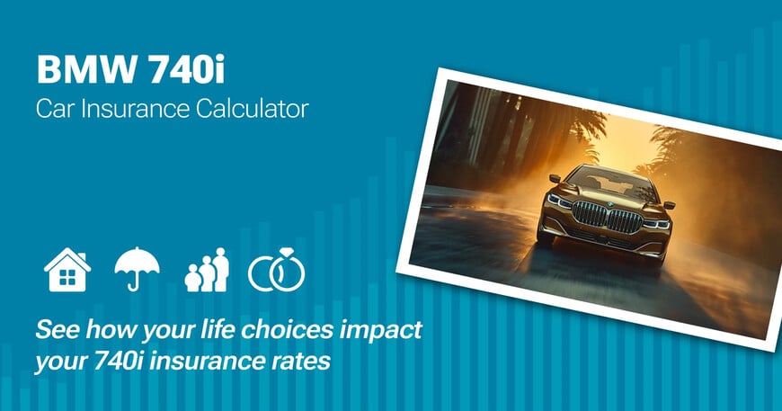 BMW 740i car insurance calculator image