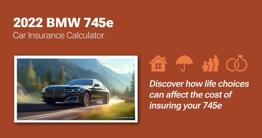 2022 BMW 745e car insurance calculator image