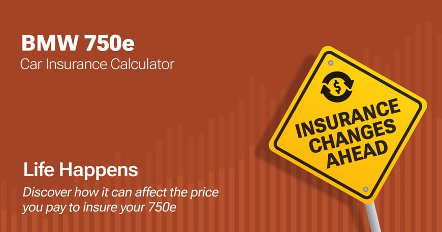 BMW 750e car insurance calculator image
