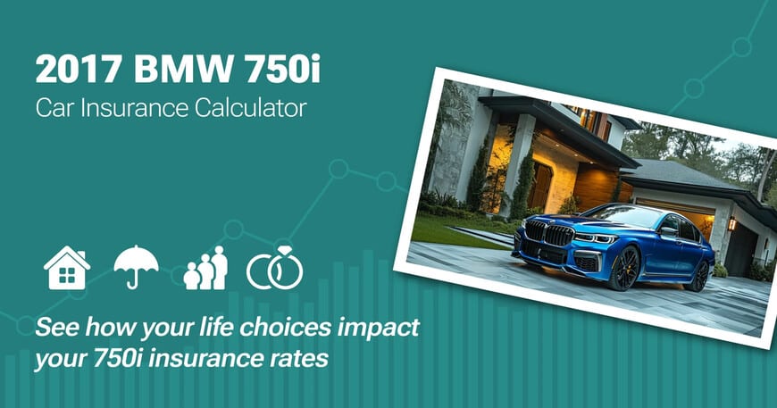 2017 BMW 750i car insurance calculator image