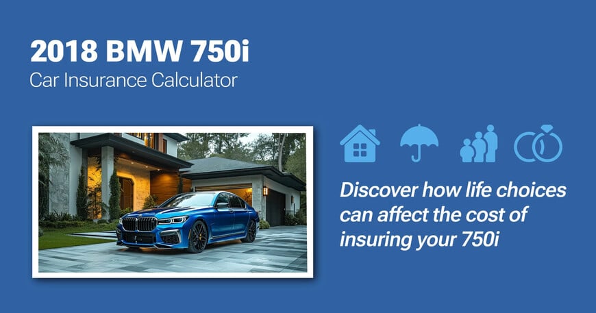 2018 BMW 750i car insurance calculator image